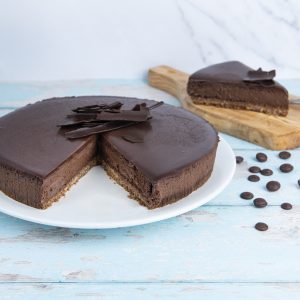 Baked Chocolate cheesecake