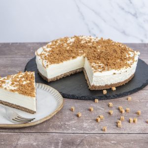 Continental caramel crunch cheesecake