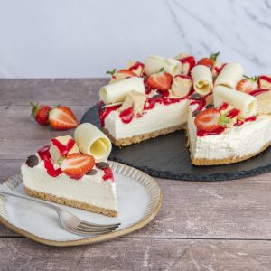continental strawberry shortcake cheesecake