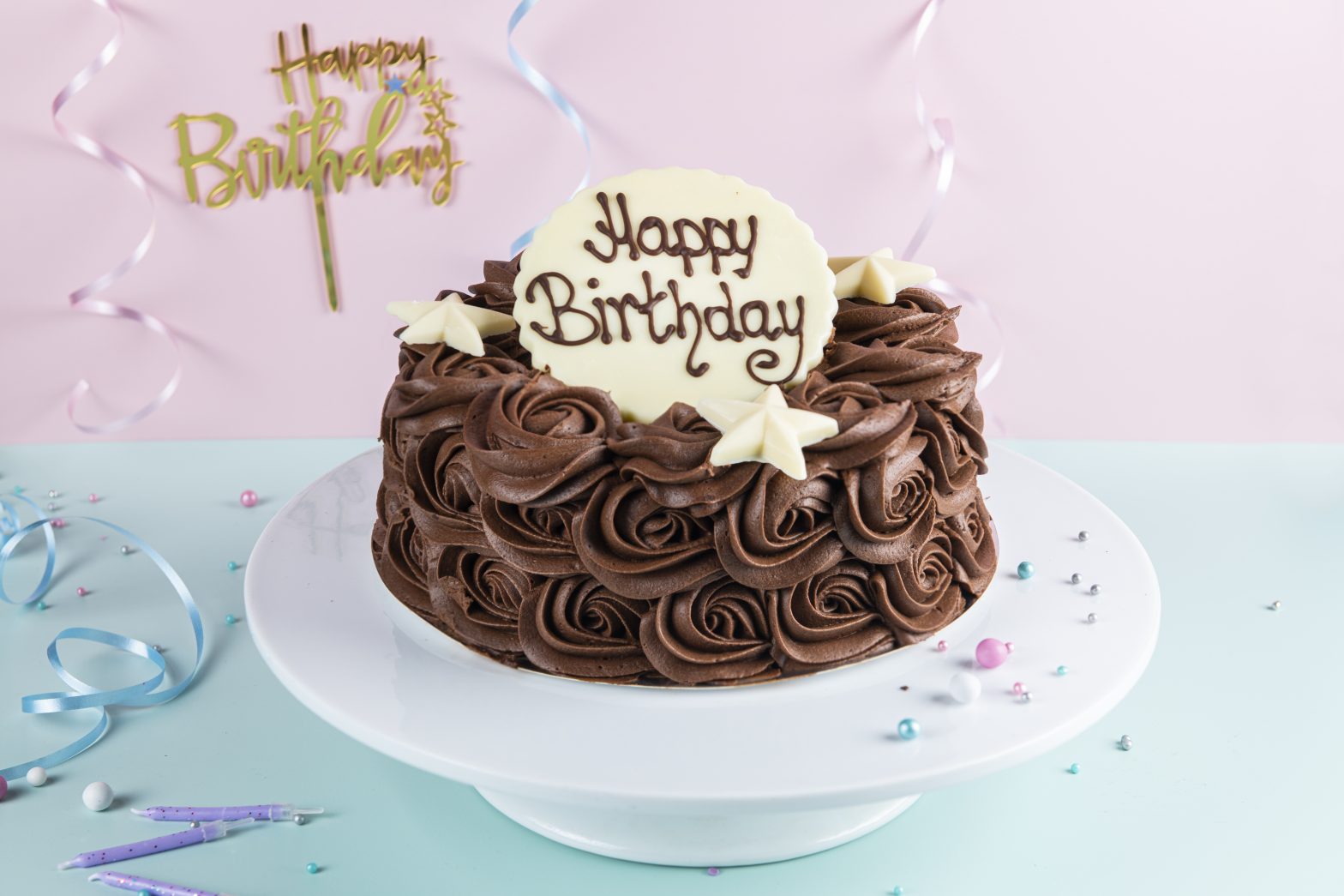 Chocolate Rosette Cake