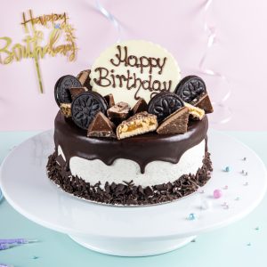 cookie cream party cake