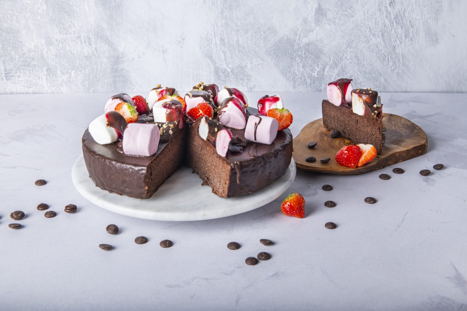 rocky road mudcake