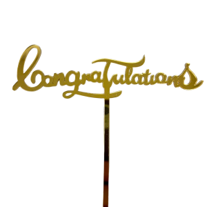 Congratulations Cake Topper